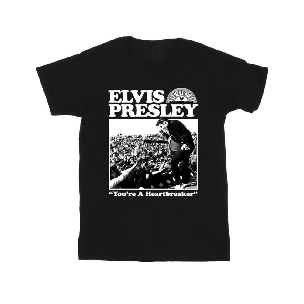 Elvis Mens A Heartbreaker T-Shirt / Black